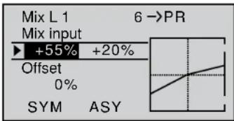 GRAUPNER MX20 HOTT - Parts de mixage asymétriques - 1