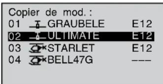 GRAUPNER MX20 HOTT - Copier un modele modele - 2