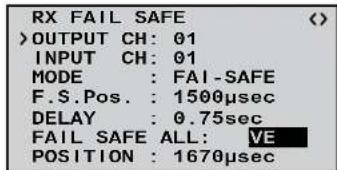GRAUPNER MX20 HOTT - FAIL SAFE ALL (réglage global Fail-Safe) - 1
