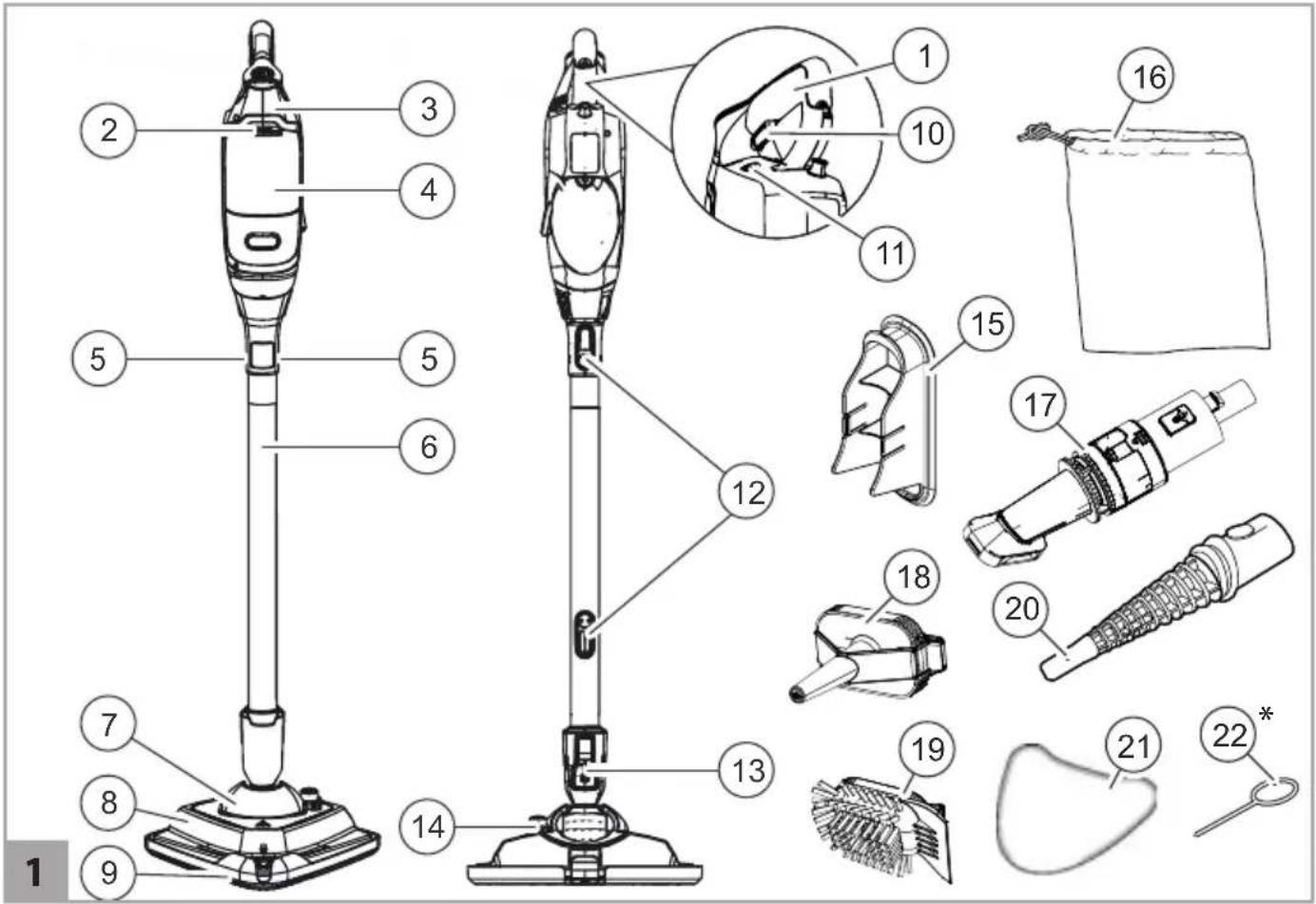 DIRT DEVIL AQUAclean 3in1 DD303 - 1