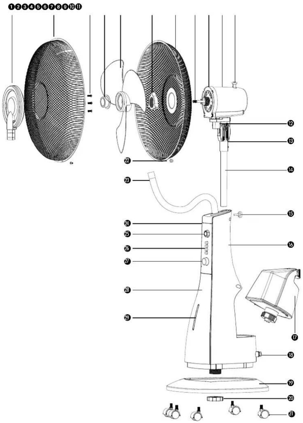 QLIMA Mistfan FSM 40 - 1