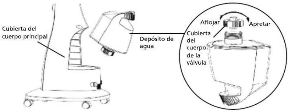 QLIMA Mistfan FSM 40 - Montaje del depósito de agua - 1