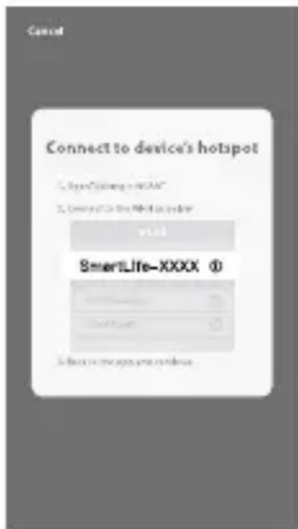QLIMA D630P - Proces om verbinding met het network te makeen via AP - 1