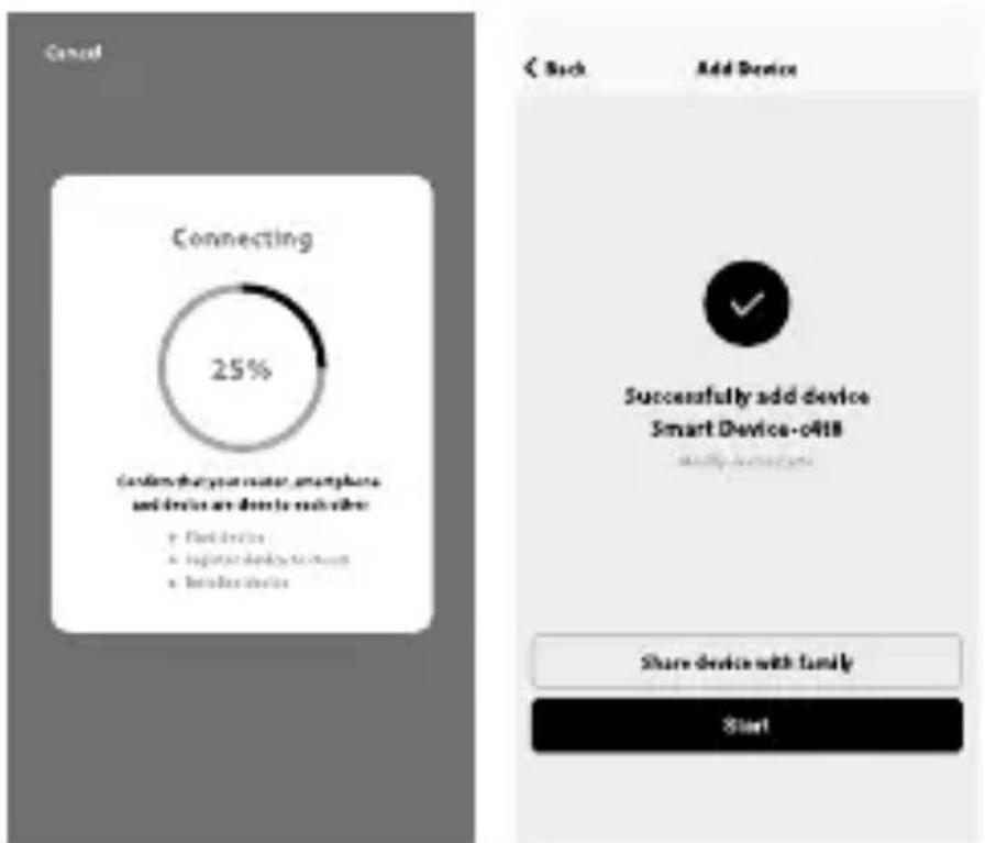 QLIMA D630P - Processus de connexion réseau normal - 1