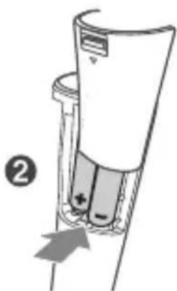 SHARP HTSB140 - Batterie der Fernbedienung austauschen - 2