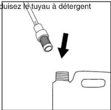 NILFISK C&C Tornado - Aspiration du détergent Introduisez le tuyau à détergent - 1