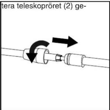 NILFISK C&C Tornado - Montering av teleskopör Mor - 1