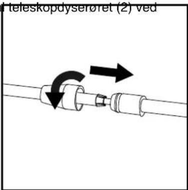 NILFISK C&C Tornado - Montering af teleskopr or Samteleskopdyseret (2) ved - 1