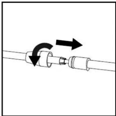 NILFISK C&C Tornado - Teleskooppiputken kiinnittäminen - 1