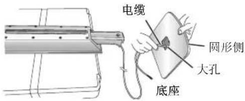 PANASONIC SCHT895 - 2将支架安装到底座上。 - 1