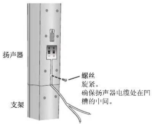 PANASONIC SCHT995 - 3将扬声器安装到支架上。 - 3
