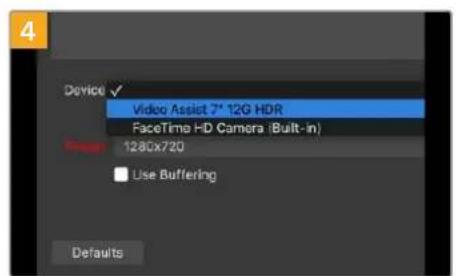 Blackmagic Design Video Assist - Using Open Broadcaster - 4