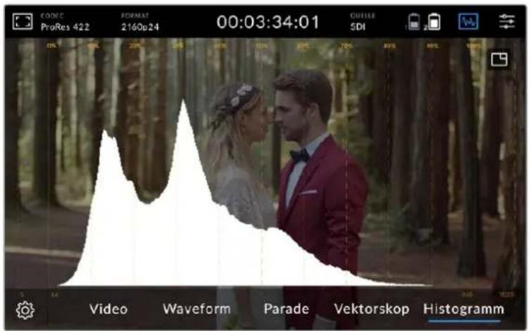 Blackmagic Design Video Assist - Histogramm - 1
