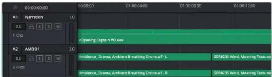 Blackmagic Design Video Assist - La timeline audio - 1