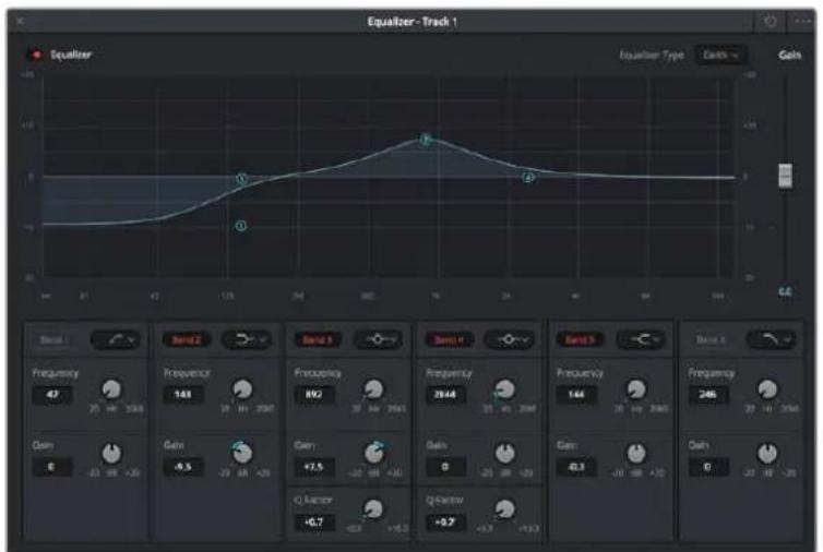 Blackmagic Design Video Assist - So versehen Sie eine Spur mit einem EQ: - 2