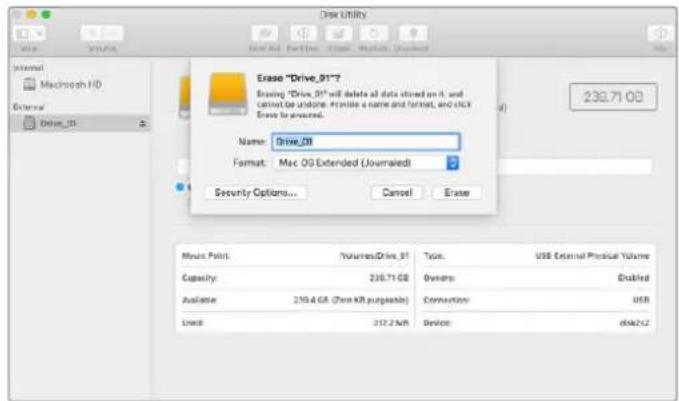 Blackmagic Design Video Assist - Vorbereiten von SD-Karten auf einem Mac-Computer - 1