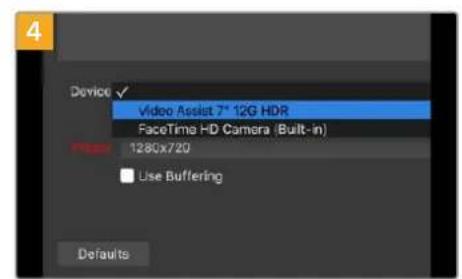 Blackmagic Design Video Assist - Open Broadcasterの使用 - 3