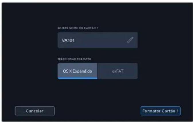 Blackmagic Design Video Assist - Como Formatting sua midla de armazenamento: - 1