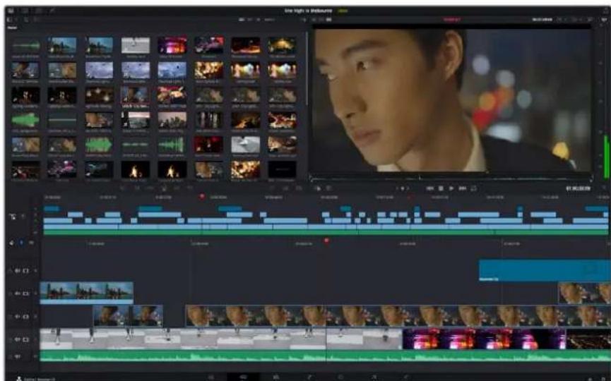 Blackmagic Design Video Assist - The Cut Page Layout - 1