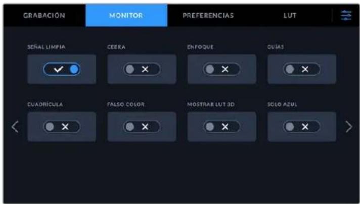 Blackmagic Design Video Assist - Ajustes y herramientos disponibles - 1
