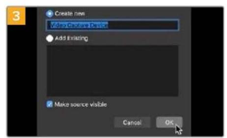Blackmagic Design Video Assist - Verwenden von Open Broadcaster - 3