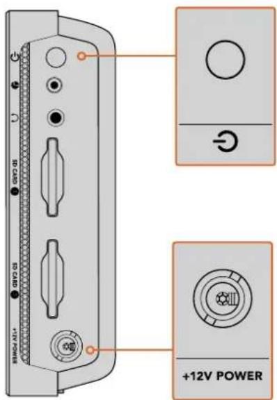Blackmagic Design Video Assist - Plugging in Power - 1
