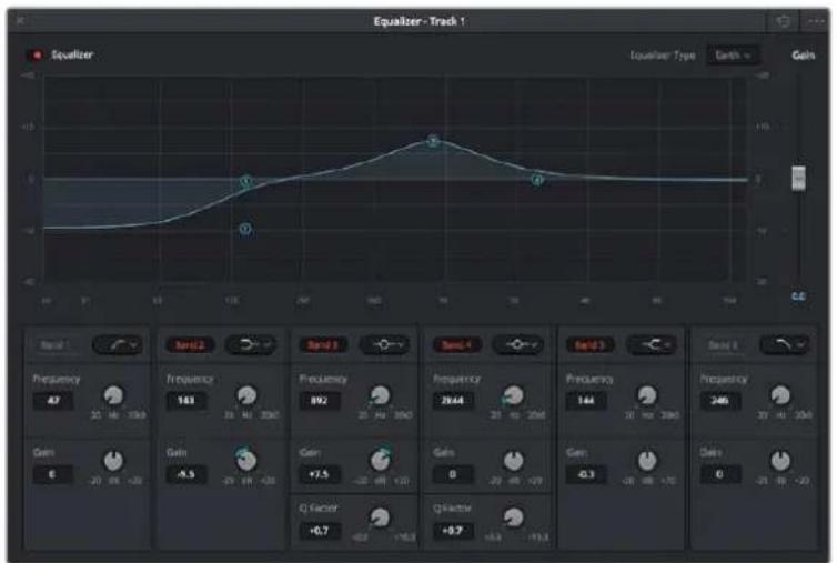 Blackmagic Design Video Assist - EQをトらクに追加する： - 2