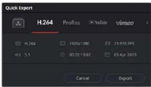 Blackmagic Design Video Assist - 「クイックエス府一」を使用する： - 1