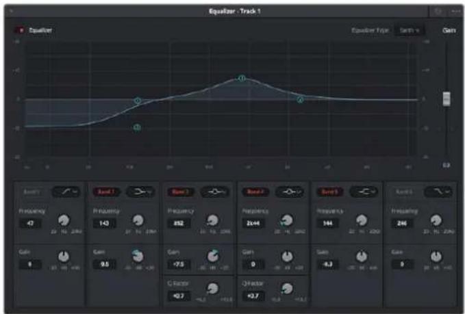 Blackmagic Design Video Assist - Bir ses kanalina EQ ilave etmek icin: - 2