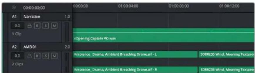 Blackmagic Design Video Assist - Die Audio-Timeline - 1