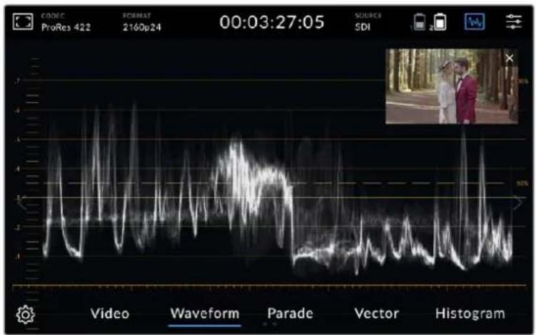Blackmagic Design Video Assist - Background Opacity - 1