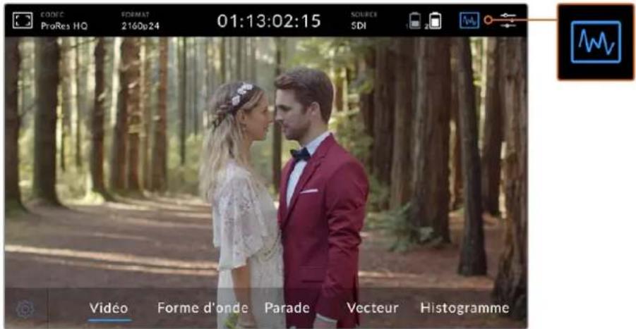 Blackmagic Design Video Assist - Etat de la batterie - 2