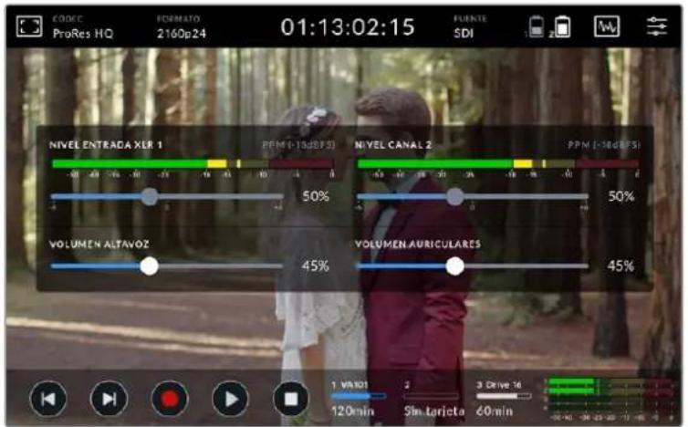 Blackmagic Design Video Assist - Grabación de canales de audio - 1