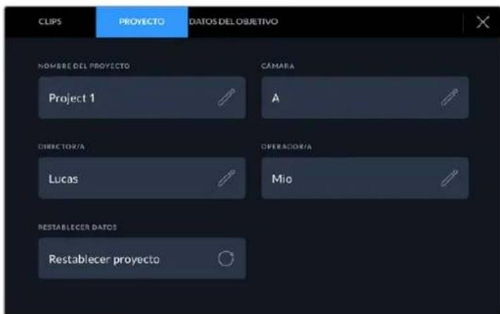 Blackmagic Design Video Assist - Proyecto - 1