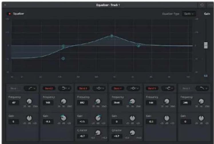 Blackmagic Design Video Assist - Pour ajouter un égaliseur à une piste : - 2
