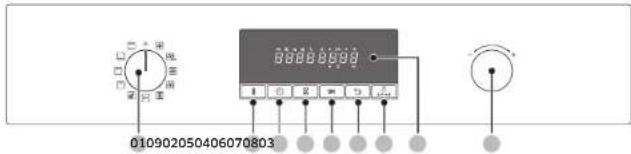 SAMSUNG NV70K3370BSEF - Bedieningspaneel - 1