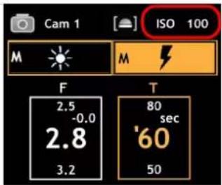 Gossen Digisky - ISO - réglage de la sensibilité - 1