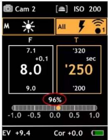 Gossen Digisky - Lumière flash - analyse - 1