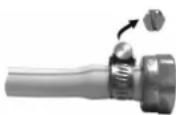 CAMPINGAZ 4 Series Classic LS Plus D - Apparatet har en riflet kobling for gassinngang G 1/2 og leveres med munnstykke NF og kobling allerede montert. - 2