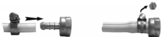 CAMPINGAZ 4 Series Classic LS Plus D - 1) To use the equipment with the flexible hose XP D 36-110: (solution d) a)) - 1