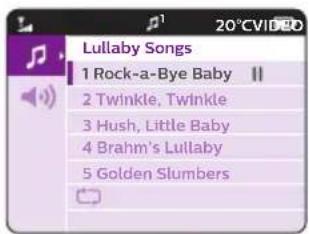 PHILIPS Avent SCD843 - Selection d'une berceuse - 2