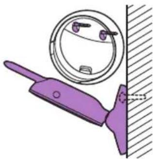 PHILIPS Avent SCD843 - Posizionamento del baby monitor - 3