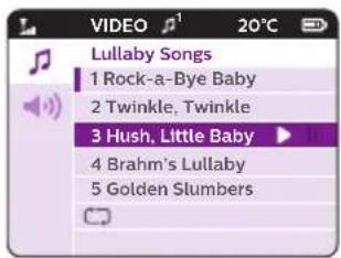 PHILIPS Avent SCD843 - Selection d'une berceuse - 5