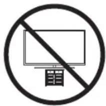 SAMSUNG Series 7 55RU7100 - Précautions de sécurité : Fixer le téléviseur au mur pour éviter toute chute - 1