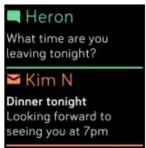 FITBIT Versa Lite - Affichage des notifications entrantes - 1