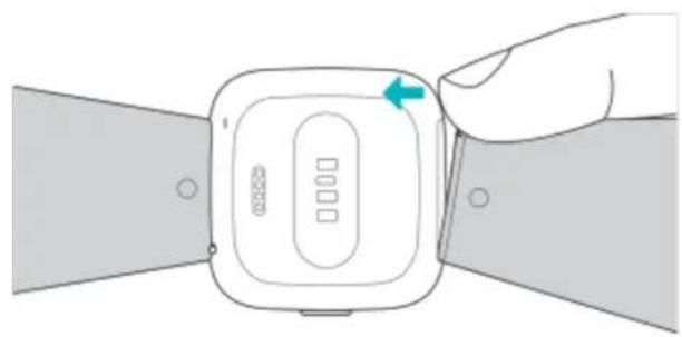 FITBIT Versa Lite - Attacher un bracelet - 2