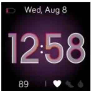 FITBIT Versa Lite - Vérifier le niveau de la batterie - 1