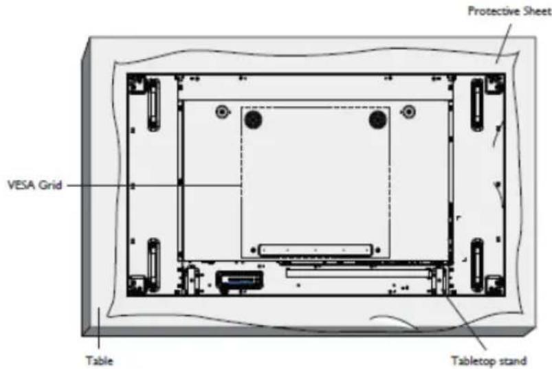 TOSHIBA TDY553M - Montage mural - 1