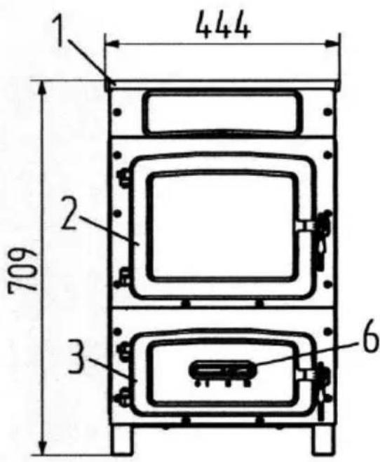 Wamsler KS 1096 - Leggenda da cui figura - 5