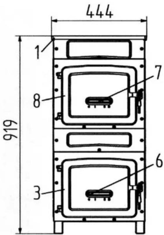 Wamsler KS 1096 - Leggenda da cui figura - 7